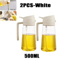 Olive Oil Spray Bottle for Oil Bottle Pouring for Cooking Oil Spices Camping Dispenser with Automatic Lid Spice Shaker