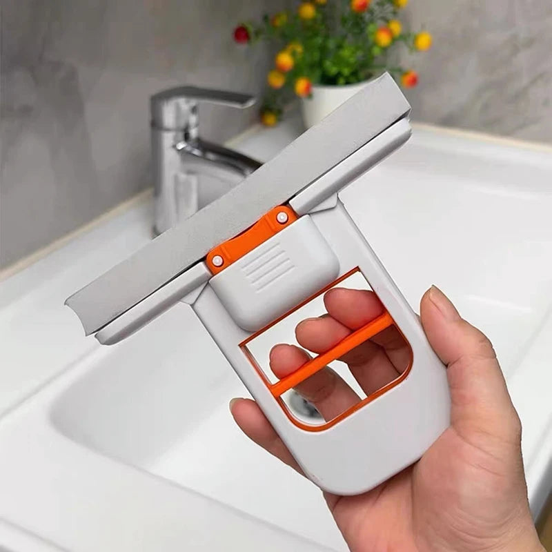 Mini Handheld Desktop Mop Easy To Clean And Fold For Kitchen Counter Cleaning Dirt Free Design Compact Desktop Cleaning Tool
