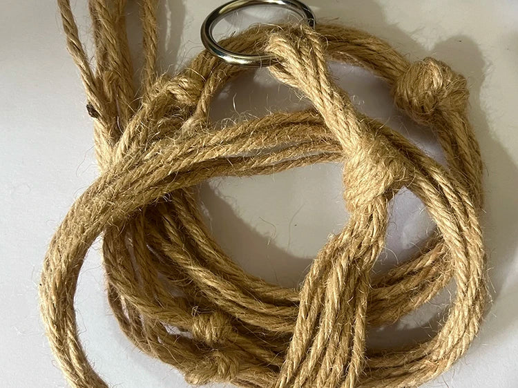 Macrame Hanging Plant Pot Basket with Hook – Boho Planter