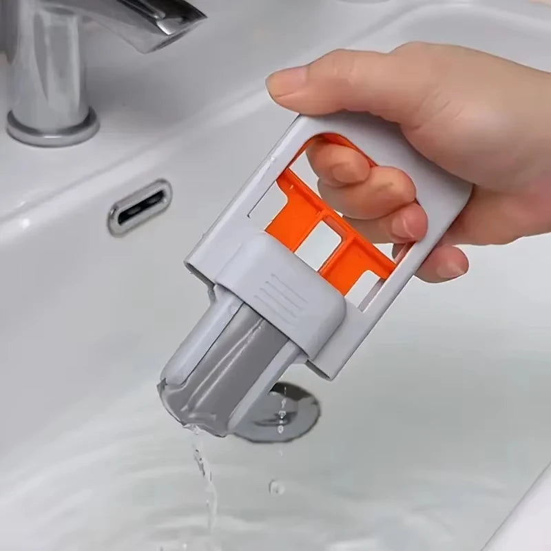 Mini Handheld Desktop Mop Easy To Clean And Fold For Kitchen Counter Cleaning Dirt Free Design Compact Desktop Cleaning Tool